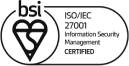 ISO 27001 certified for data and information security