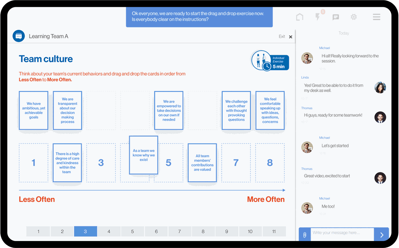 A branded SmartLab event environment shown across desktop and mobile