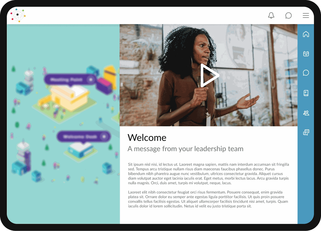 Information-rich onboarding in the SmartLab Leaders environment
